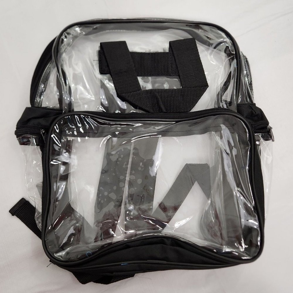 Clear Backpack Stadium Plastic For Compartments B… - image 1